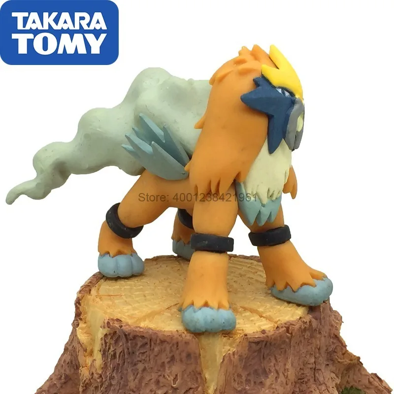 TAKARA TOMY настоящая кукла Покемон T-arts Entei модель экшн-фигурка коллекция игрушек для
