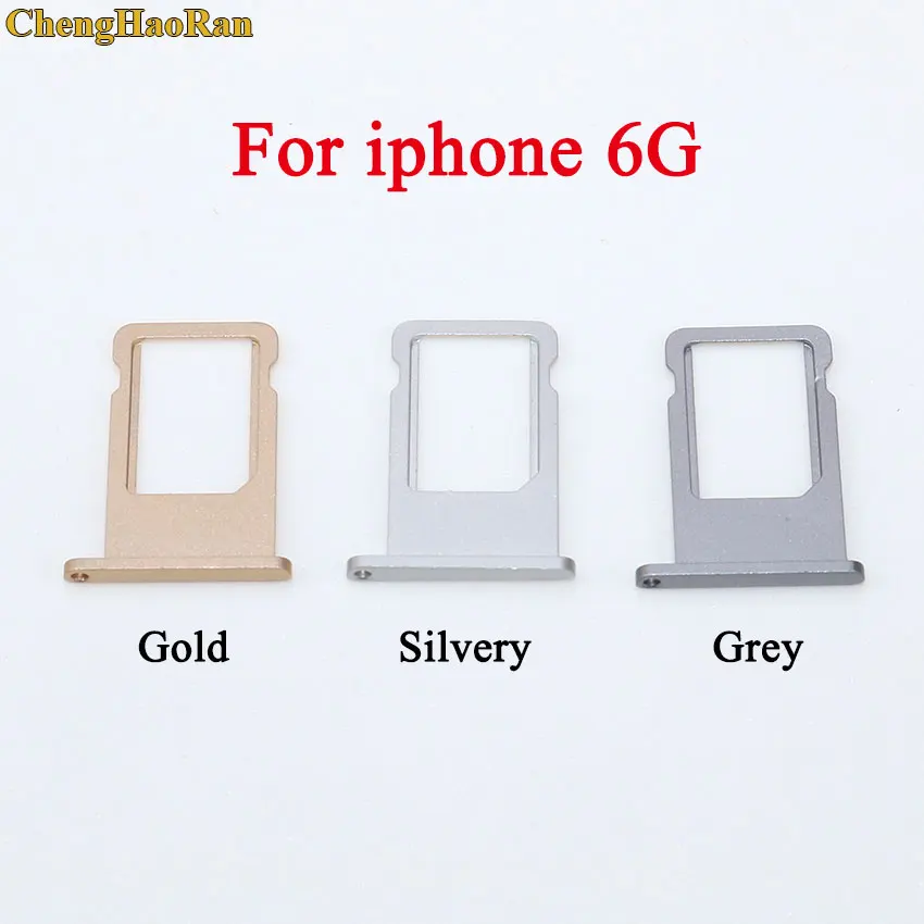 ChengHaoRan 1 шт. держатель SIM-карты лоток Слот запасная часть адаптер гнездо для iphone 6 6G