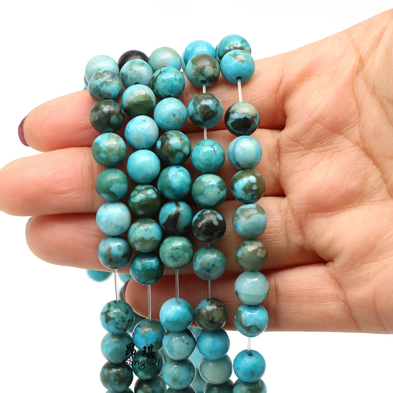 Натуральные камни-нефриты "Lucky Jades" круглой формы, без обработки, диаметрами 4, 6, 8, 10, 12 и 14 мм, для создания украшений.