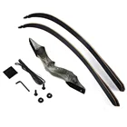 30-50bls 60-дюймовый стрельба из лука черный Охотник Рекурсивный Лук Левая Правая Ручка лист стекловолокна ламинирование процесс для охоты стрельбы лук