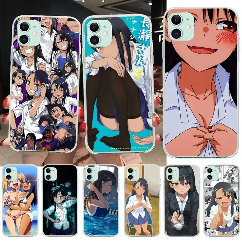 

Nagatoro san anime Phone Case for iphone 12 13 Mini SE 2020 5 5S 6 6S Plus 7 8 Plus X XR XS 11 Pro Max Fundas Coque cover