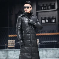 winter mens down jacket hooded 90 duck down coat man clothes 2020 thick warm long doudoune homme causal coat hiver t66