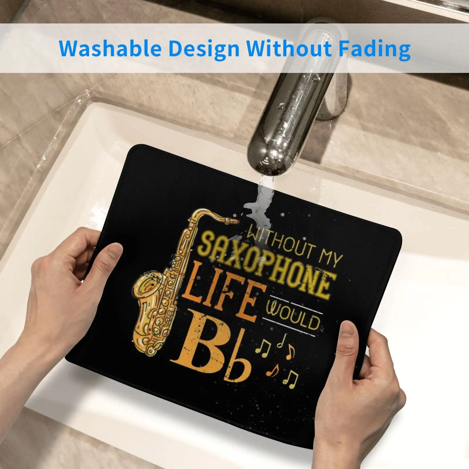 

Saxophonist Saxophone Mouse Pad DIY Print Saxophone Saxophonist Saxophone Player Music Musician Musical