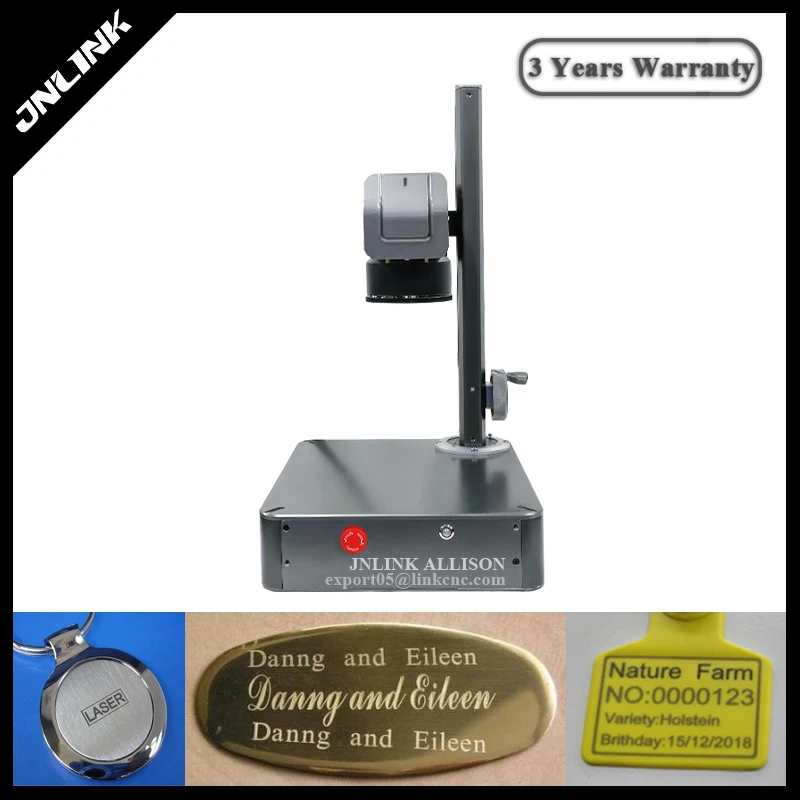 Лазерная маркировочная машина с ЧПУ гравировка на латунной нержавеющей