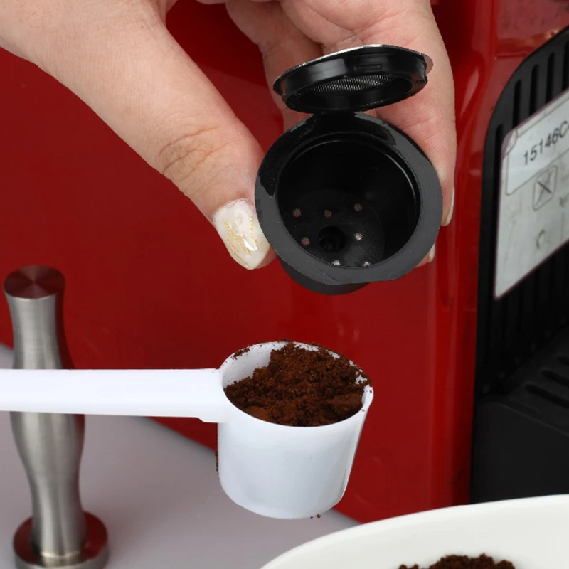 6 шт многоразовые Многоразовые заправляемые кофейные капсулы с фильтром корзины