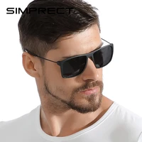 simprect tr90 polarized sunglasses men 2022 tac uv400 anti glare square sunglasses retro vintage drivers sun glasses for men