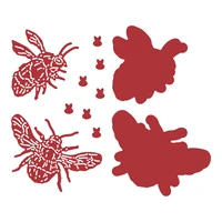 two busy bees die set arrival new metal cutting dies scrapbook diary decoration stencil embossing template diy greeting card