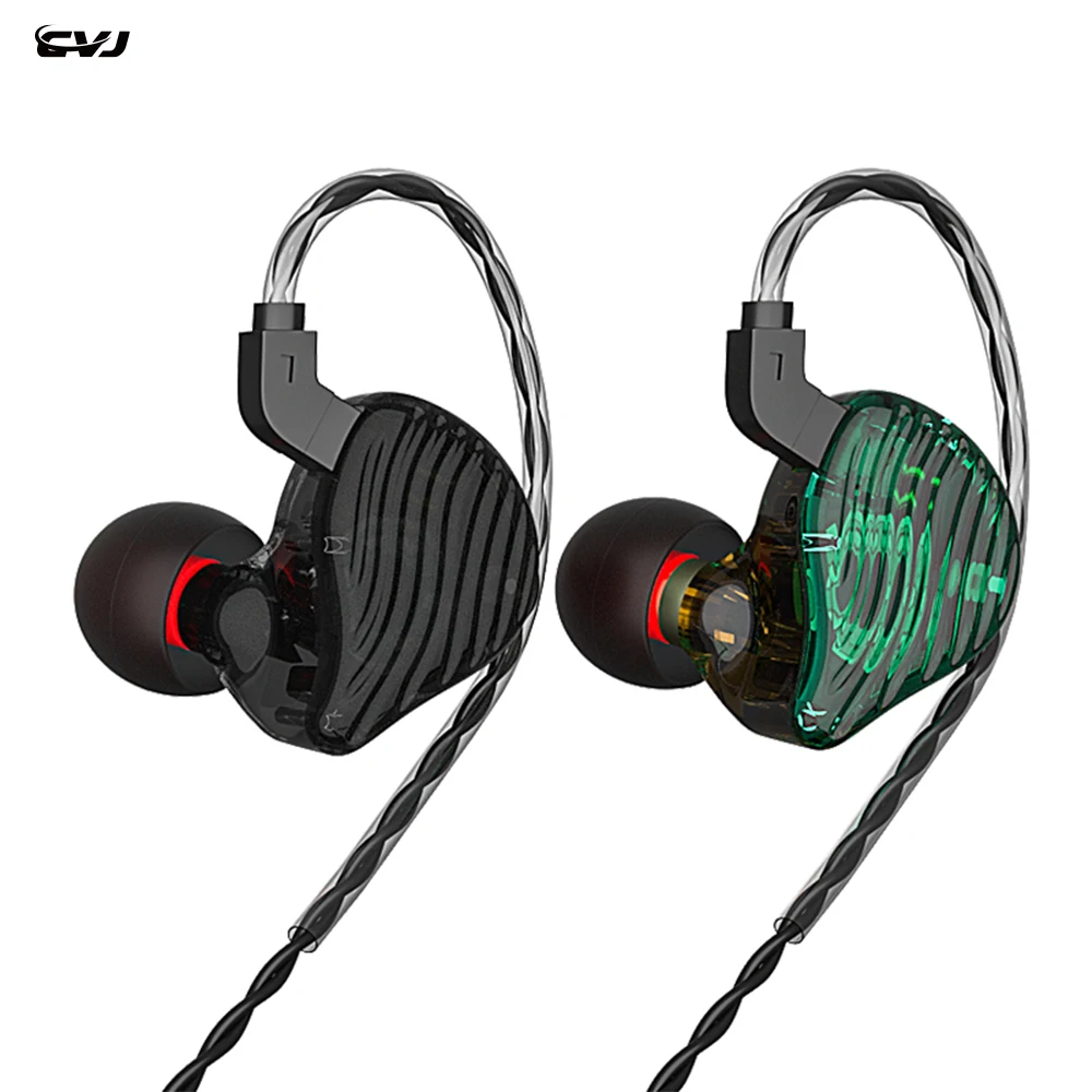 Внутриканальные наушники CVJ CSE 1BA 1DD гибридные Hi-Fi с драйверами и 2-контактным