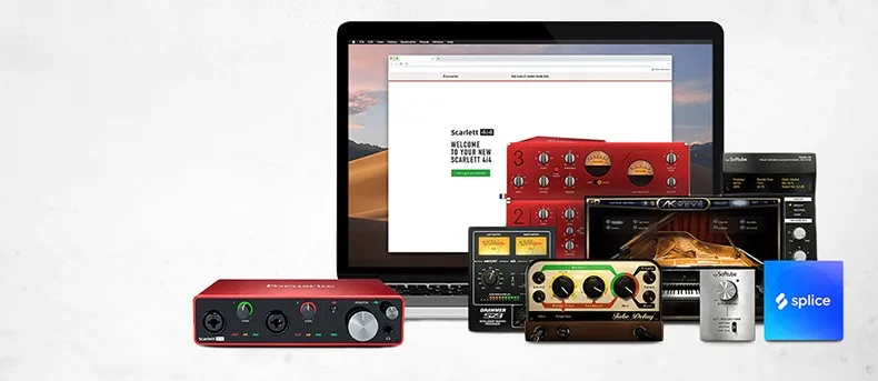 Новая версия Focusrite Scarlett 4i4(3rd gen) 4 входа 4 Выход USB аудио интерфейс звуковая карта для записи микрофона гитары бас