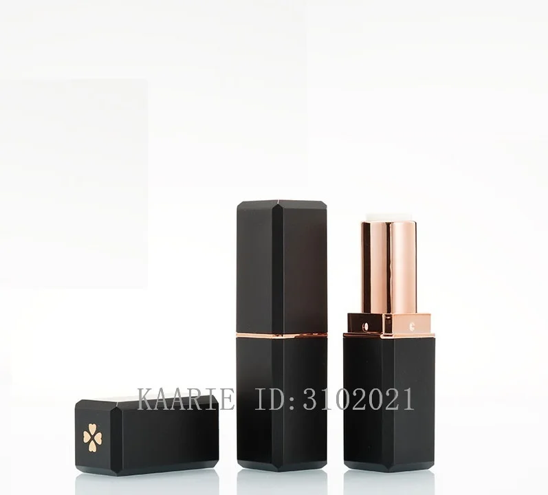 

10/30/50pcs Four-leaf Clover Square Empty Lipstick Tube 12.1mm Lip Balm Bottle Lipstick Shell Packaging Cosmetics Refillable
