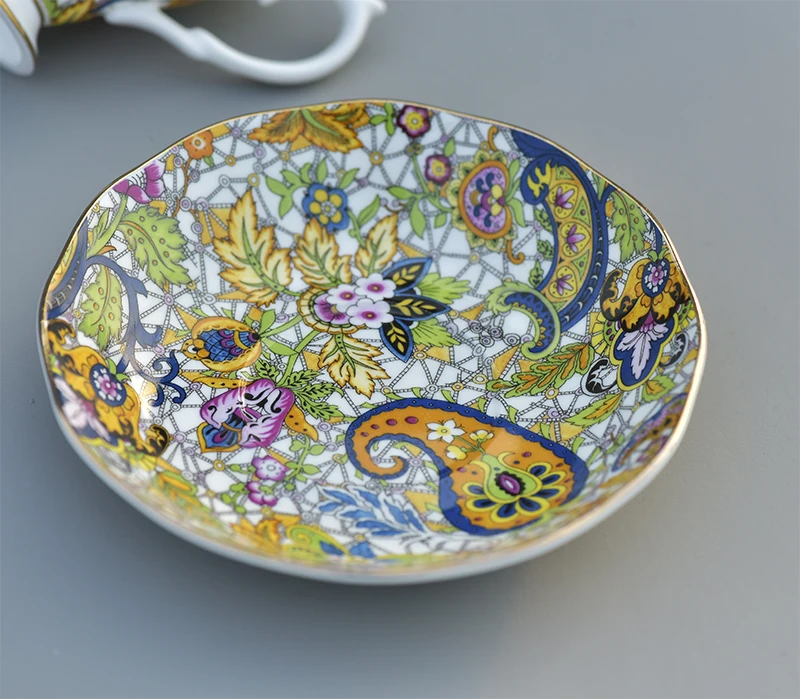 Черная чайная костяная китайская кофейная чашка в британском стиле для