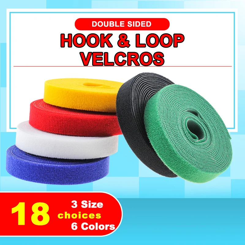 5 метровая клейкая лента для крепления двусторонняя нейлоновая волшебная