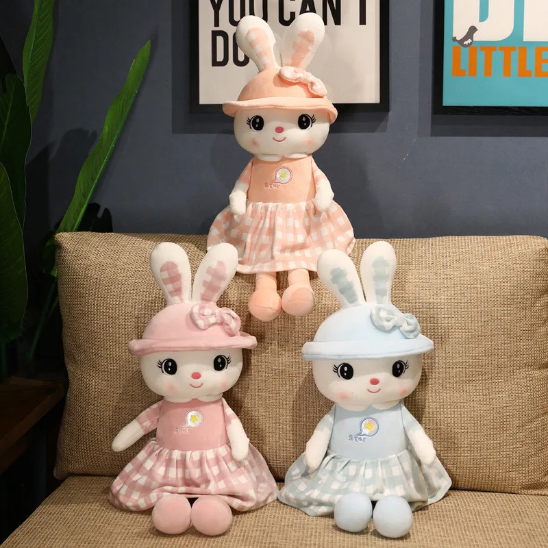 1 шт в переменного тока 50-100 см милые кролики плюшевые игрушки Kawaii Плюшевые