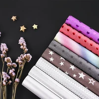 5pcs shiny gift flower wrapping paper 50x70cm love pattern background papers for scrapbooking decoration craft papers