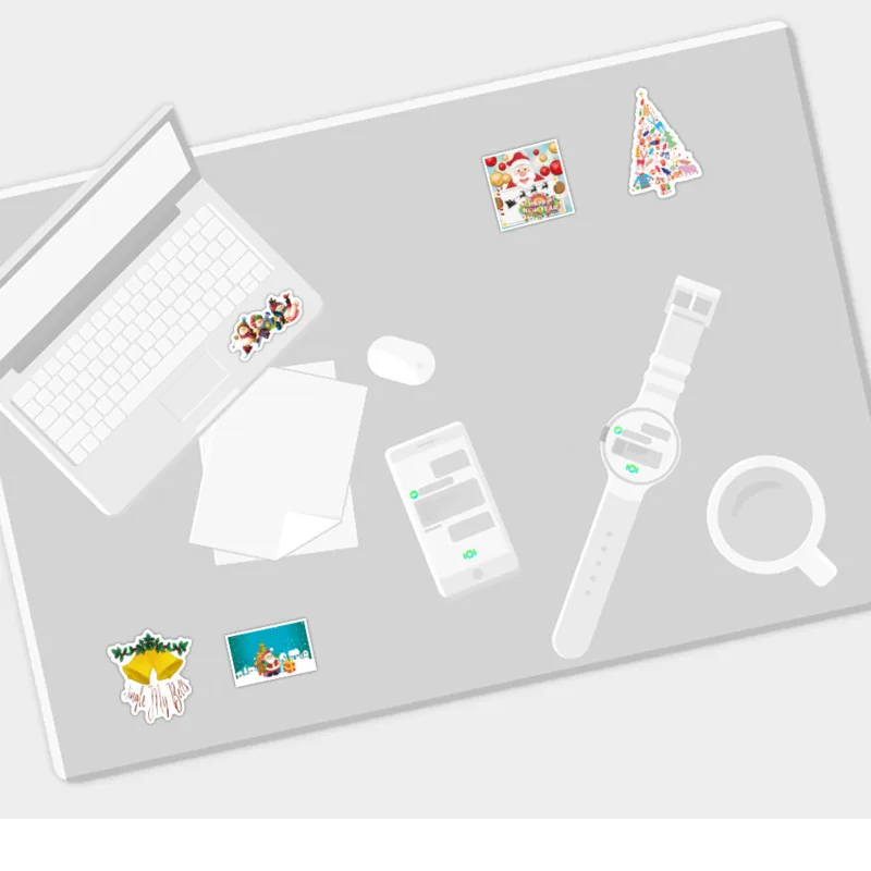 100 шт./компл. рождественские наклейки на Хэллоуин без повтора автомобильный