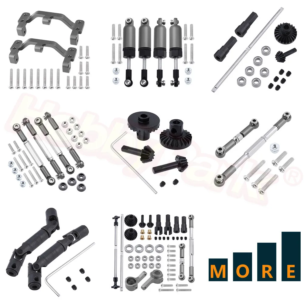 Обновленные металлические детали для WPL HengLong 1/16 RC автомобиль военный грузовик