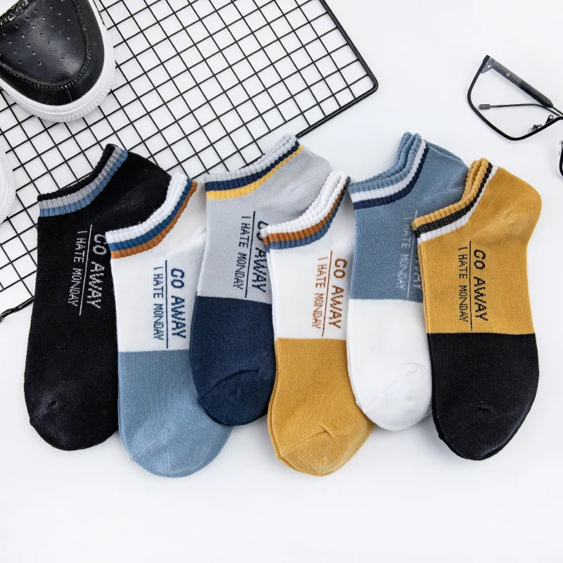 

3 пар/лот мужские носки до лодыжки с надписью «дышащие спортивные носки их хлопка на повседневная обувь с сетчатым верхом Спортивная летний ...