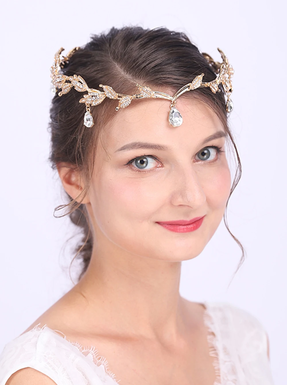 Шикарная богемная свадебная корона блестящие стразы головной убор свадебные