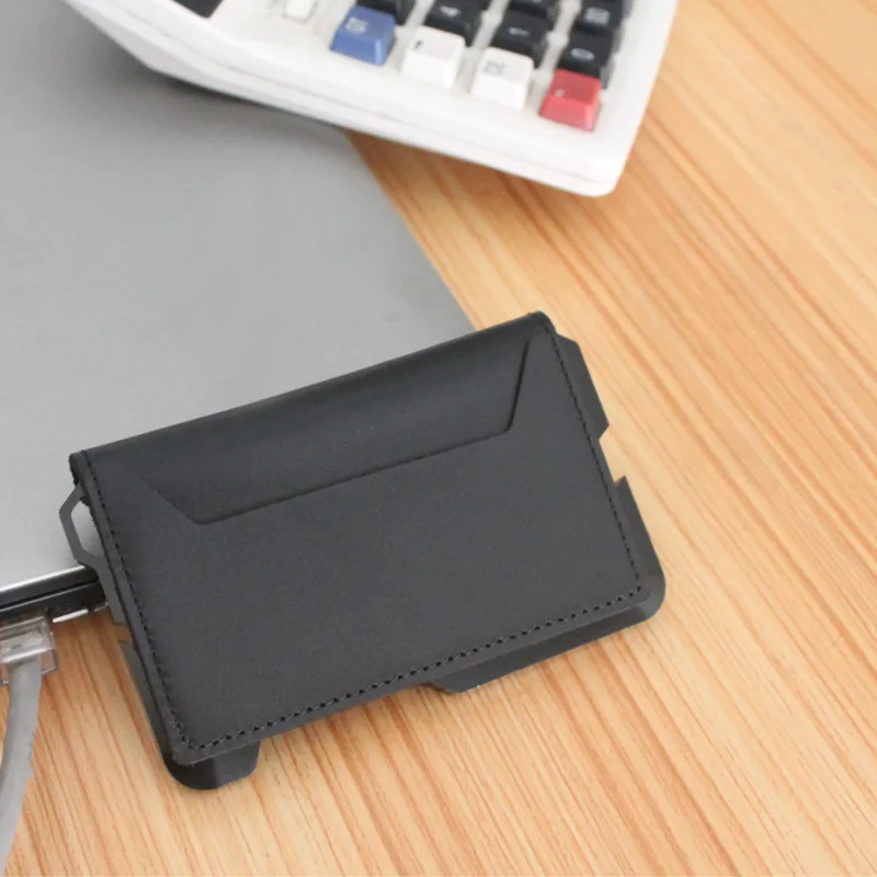 ZOVYVOL RFID смарт-кошелек блокирующий кошелек для карт из натуральной кожи для Безопасности Путешествий Держатель для паспорта винтажный Алюминиевый футляр для карт памяти