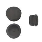 2050100 шт. круглая внутренняя штепсельная вилка трубы черные пластиковые ножки для мебели Вилки гашения конец Кепки Bung перегородки стол стул подушка для ног