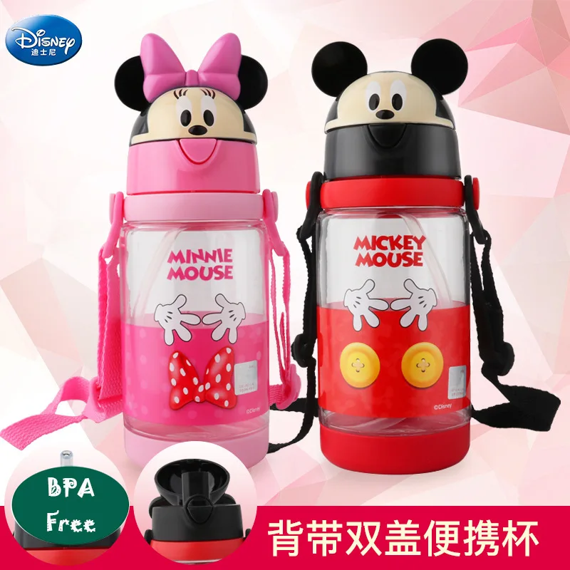 Диснеевская водяная чашка Детская Тритан BPA Бесплатная анти осенняя ученическая