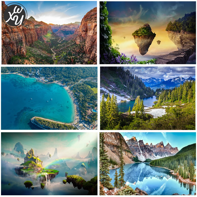 

Алмазная живопись, живописные сцены, алмазная живопись, волшебный национальный парк, алмазная живопись, Набор для вышивки крестиком, аксесс...