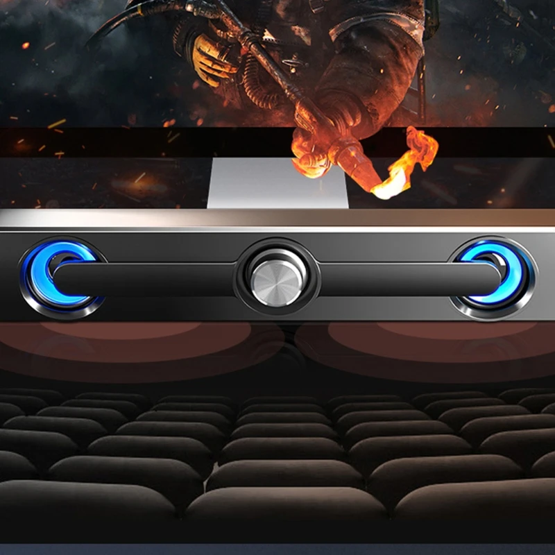 Сада V-111 компьютер Динамик USB Проводная мощный бар стерео динамик сабвуфера бас |