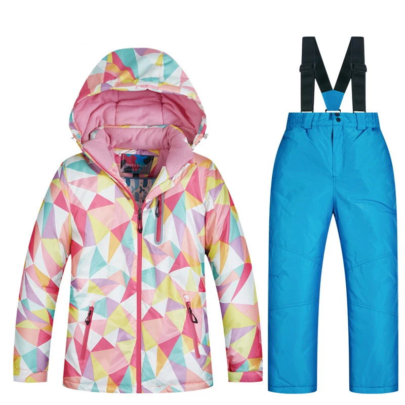 

2021 High Quality Ski Jacket Children's Brand New Children Windproof Waterproof Snowsuit Winter Girls Ski and Snowboard Jacket