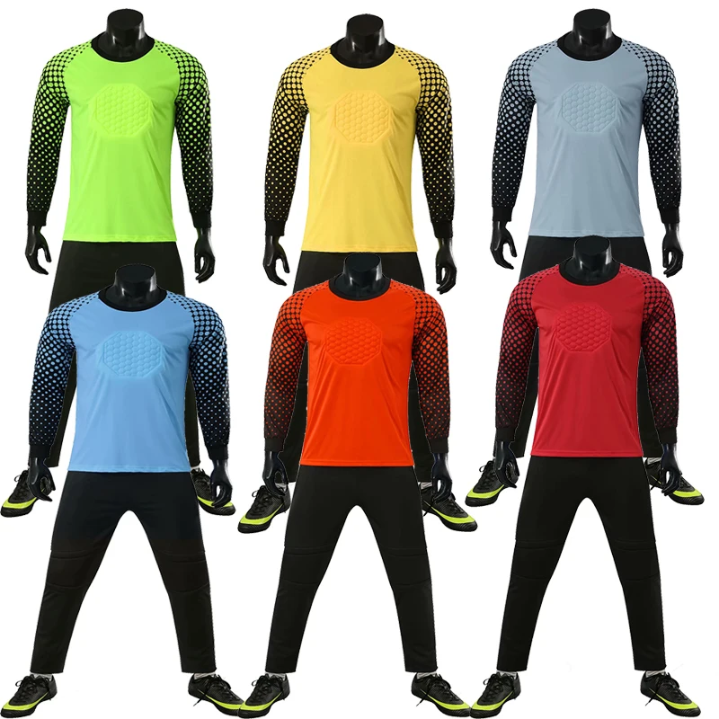 Мужская зеленая футболка с длинным рукавом для футбола набор взрослых оранжевая