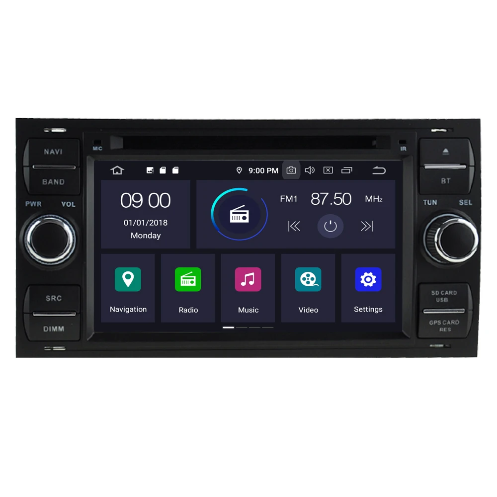 Автомобильный мультимедийный плеер RoverOne для Ford S MAX Kuga Connect Focus 2 Mondeo Transit Fiesta Galaxy