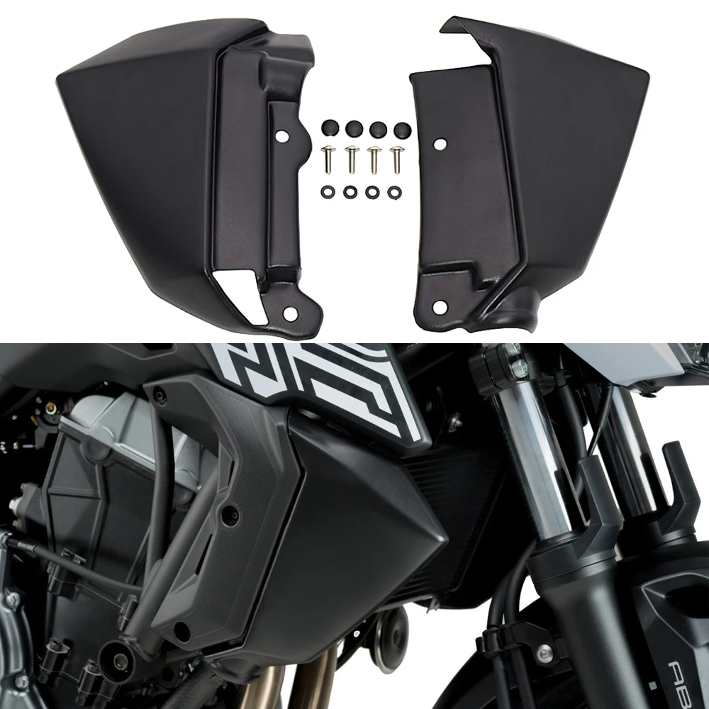 Tapas de radiador para motocicleta Kawasaki, protectores laterales para moto Kawasaki Z 650 Z650 2017 2018 2019 2020 2021