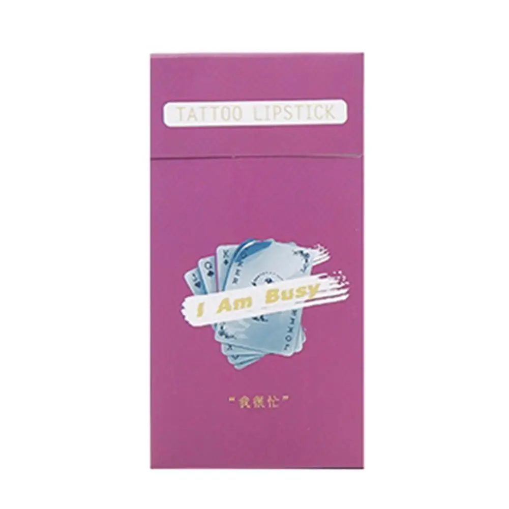 

New Hot Lipstick Cigarette Case Cotton Swab Lipsticks For Women Cosmetics Long Waterproof Lasting T7M9