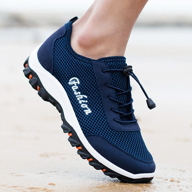 

Men's Casual Shoes Sneakers Men Summer Slip-On Mesh Breathable Shoes Soft Hard-Wearing Walking Men Shoes Zapatillas 67yu
