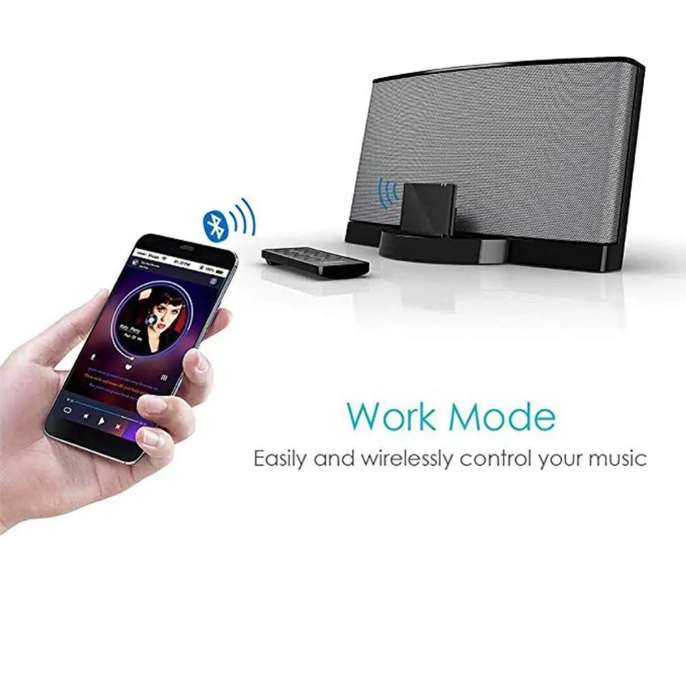 Мини 30Pin Bluetooth 4,1 A2DP музыкальный приемник беспроводной стерео аудио 30 Pin адаптер для Sounddock II 2 IX 10 портативный динамик