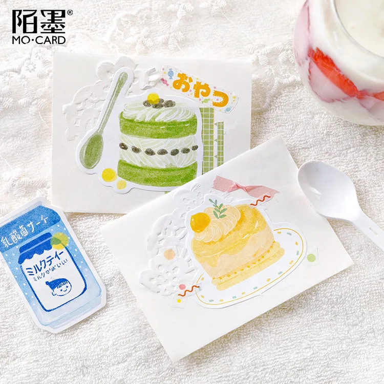 1pcs Memo Pads Sticky Notes Japanese snack shop Paper notepad Daliy Scrapbooking Stickers Office School stationery Bookmark |