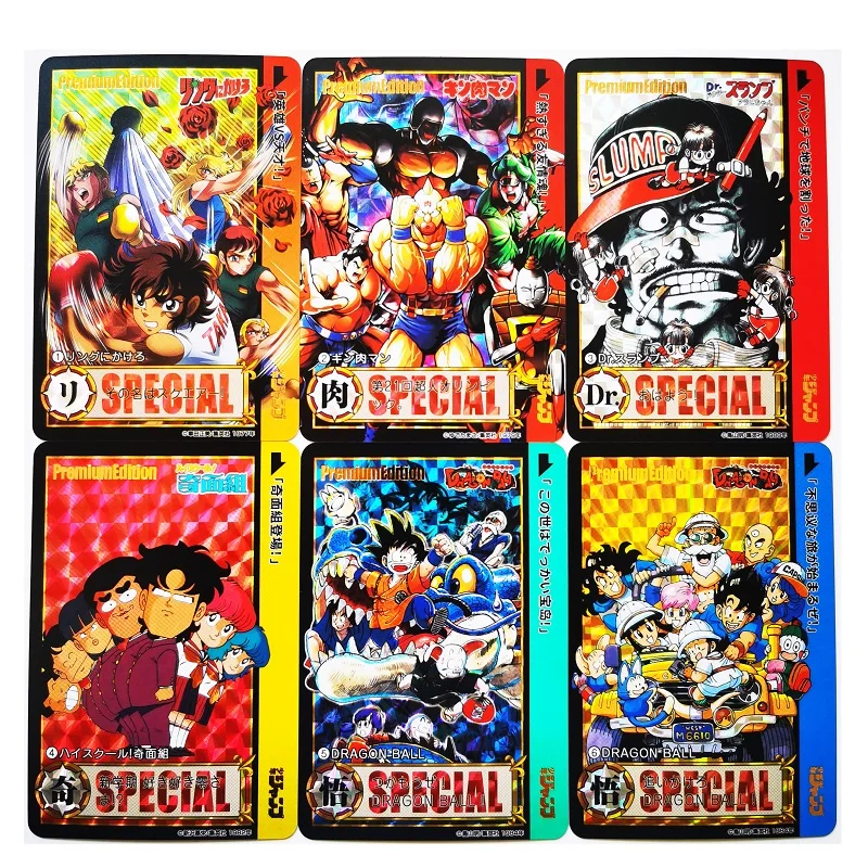 

54pcs/set Jump Japanese Anime IP Dragon Ball Saint Seiya BLEACH YuYu Hakusho No.2 Hobby Collectibles Game Anime Collection Cards