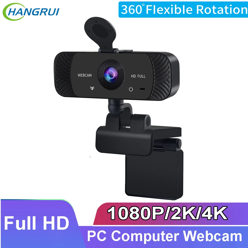 

Webcam 1080P Web Camera 2K 4K PC Computer Usb Camera Web Cam Autofocus Webcam With Microphone Full Hd 1080P Recording Webcams