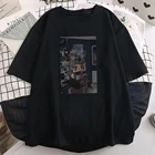 Футболки с перерисованным теоретическим заговором для девочек, лето 2021, мягкая Повседневная футболка, новая Базовая футболка в Корейском стиле, модные женские футболки в Instagram