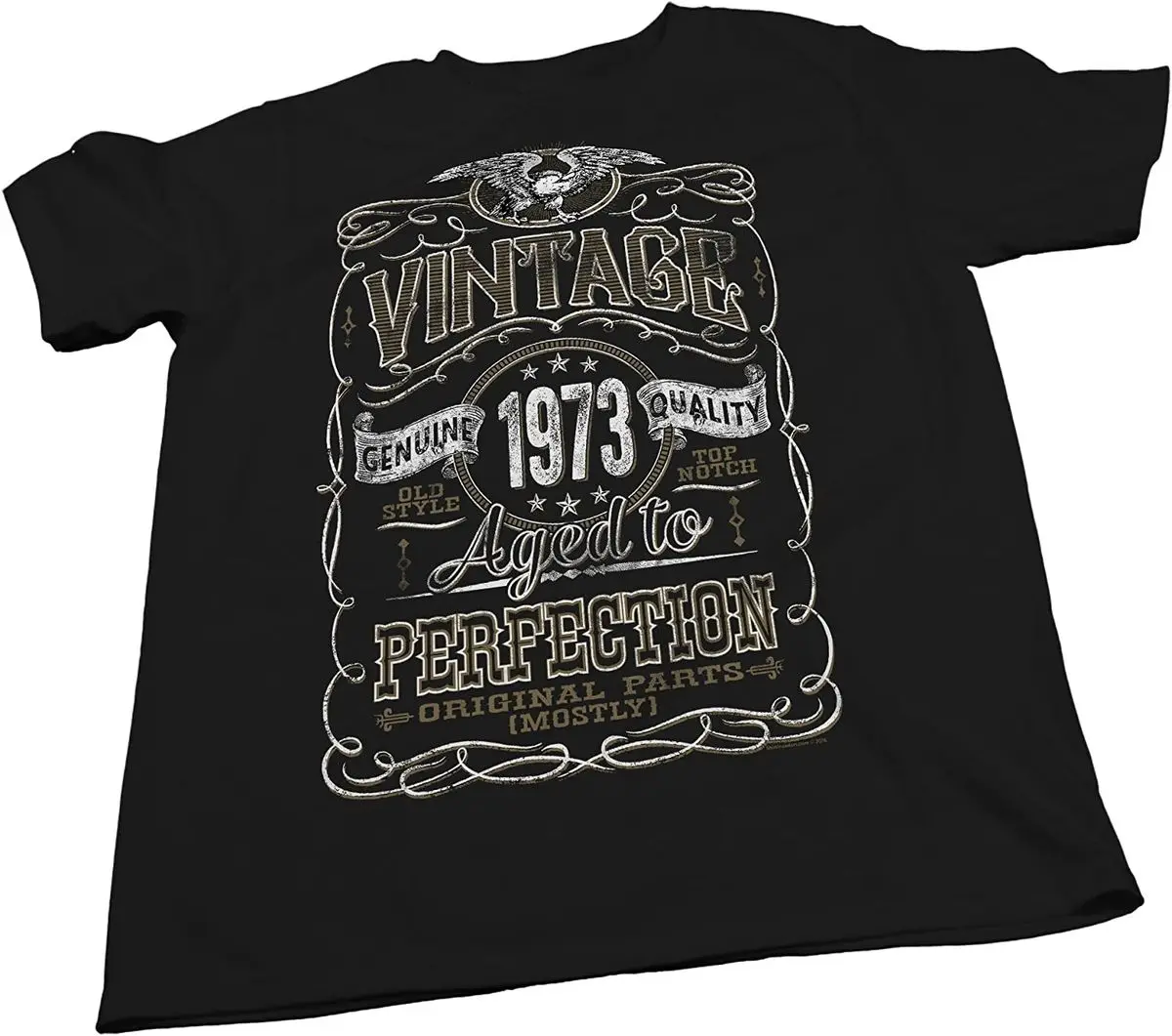 

Fashion Cool Men T shirt 48th Birthday Gift Shirt - Vintage 1973 Aged to Perfection Women Funny print tshirt