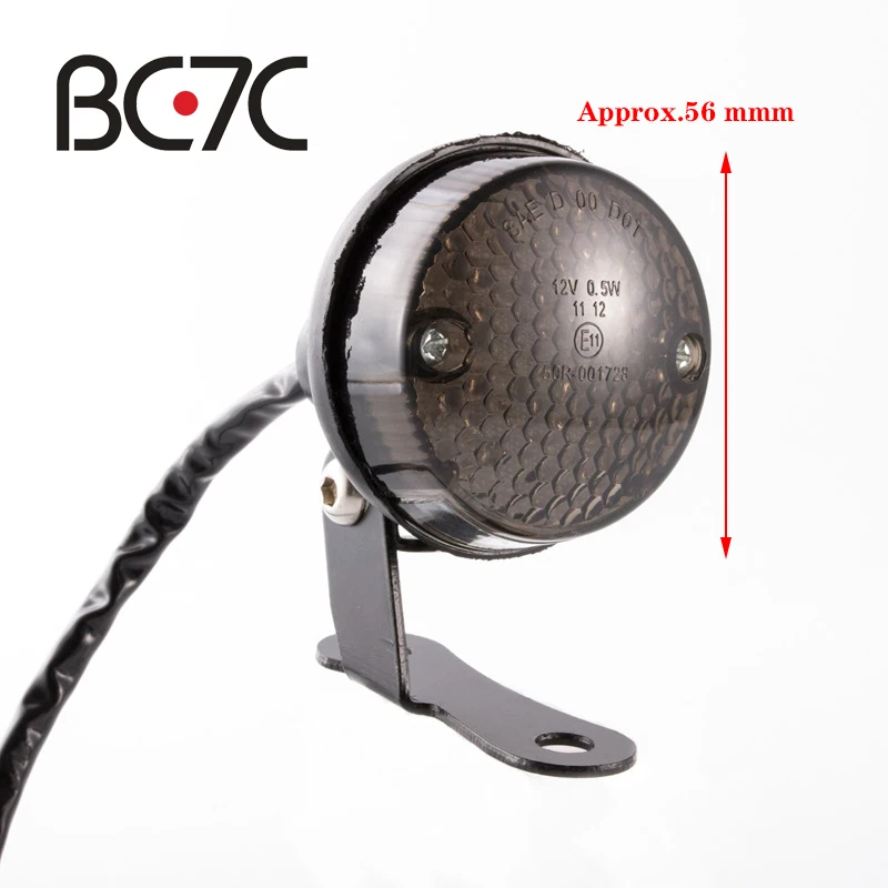 Универсальный круглый светодиодный задний стоп-сигнал для мотоцикла фонарь