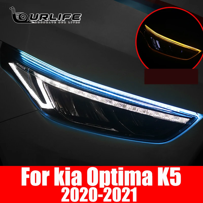 Pair LED DRL For Kia Optima K5 2014 2015 Daytime Running Light