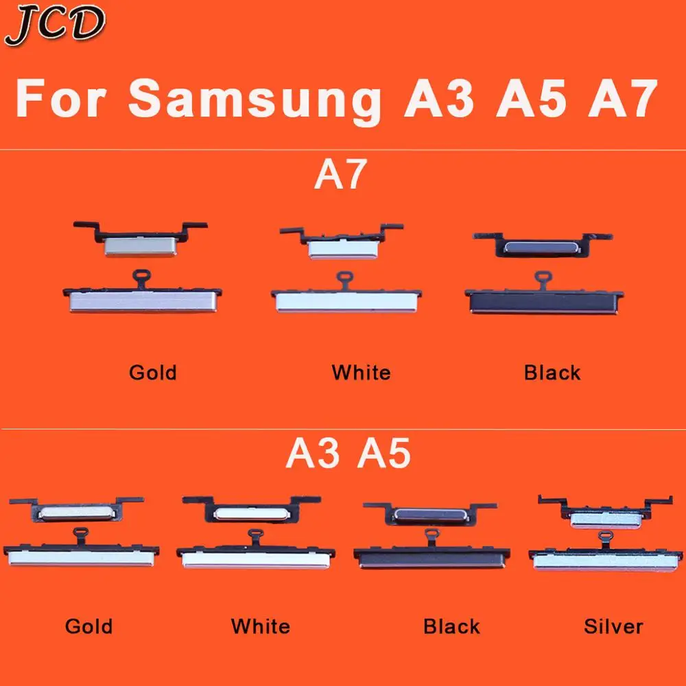 JCD для Samsung Galaxy A3 A5 A7 2015 A300 A500 A700 телефонный гибкий кабель Корпус рамка Кнопка