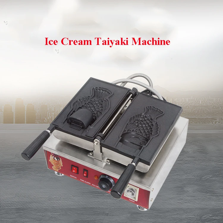 Коммерческая однотарельная антипригарная электрическая машина Taiyaki для