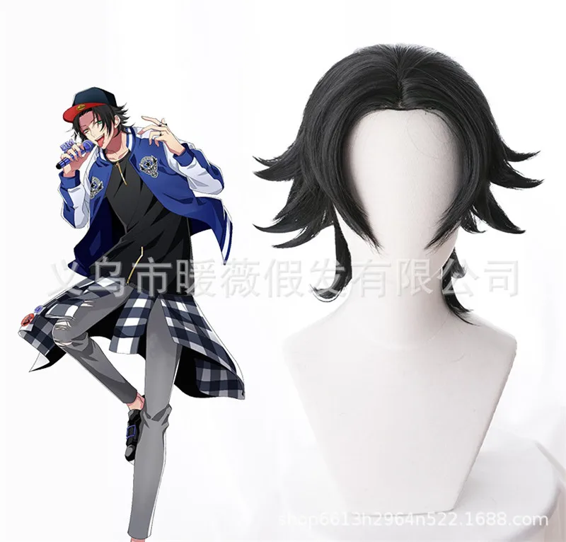 Горячая распродажа! Парик для косплея из аниме деление рэп битва гипноз MIC Nirou Jiro
