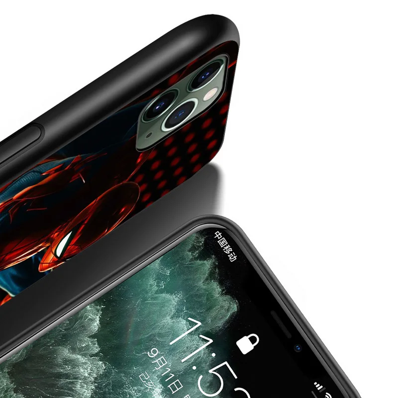 

Marvel Avengers Spider Man Super Hero For Apple iPhone 12 11 XS Pro Max Mini XR X 8 7 6 6S Plus 5 SE TPU Silicone Phone Case