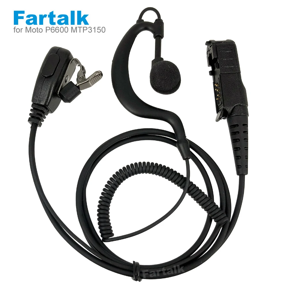 Гарнитура с микрофоном для Motorola Radio DP2400 DP2600 XiR P6600 P6608 P6620 E8600 MTP3150 MTP3500 двухсторонняя