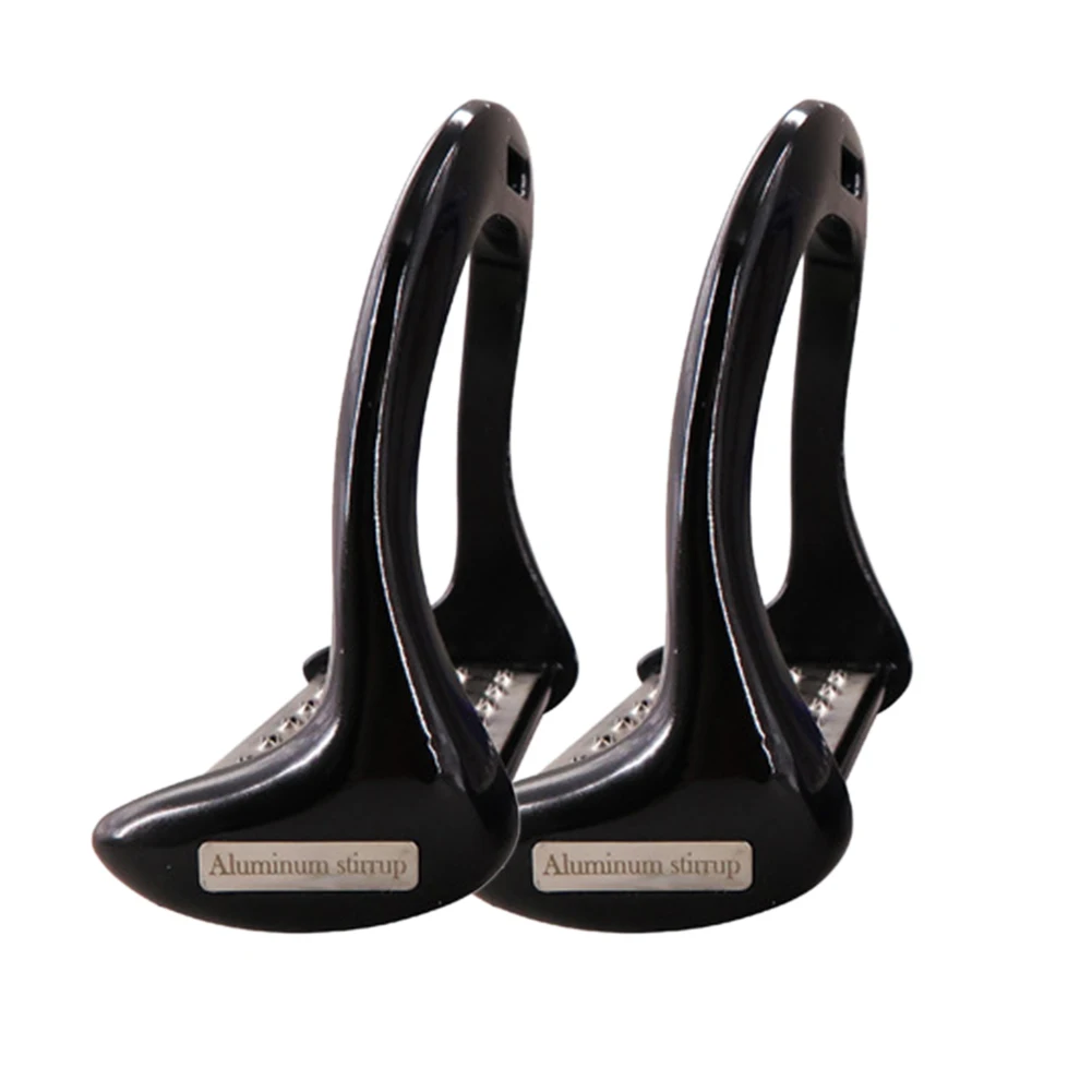

1 Pair Treads Anti Slip Riding Supplies Aluminium Alloy Durable Pedal Horse Stirrups Thickened Equestrian Safety Saddle