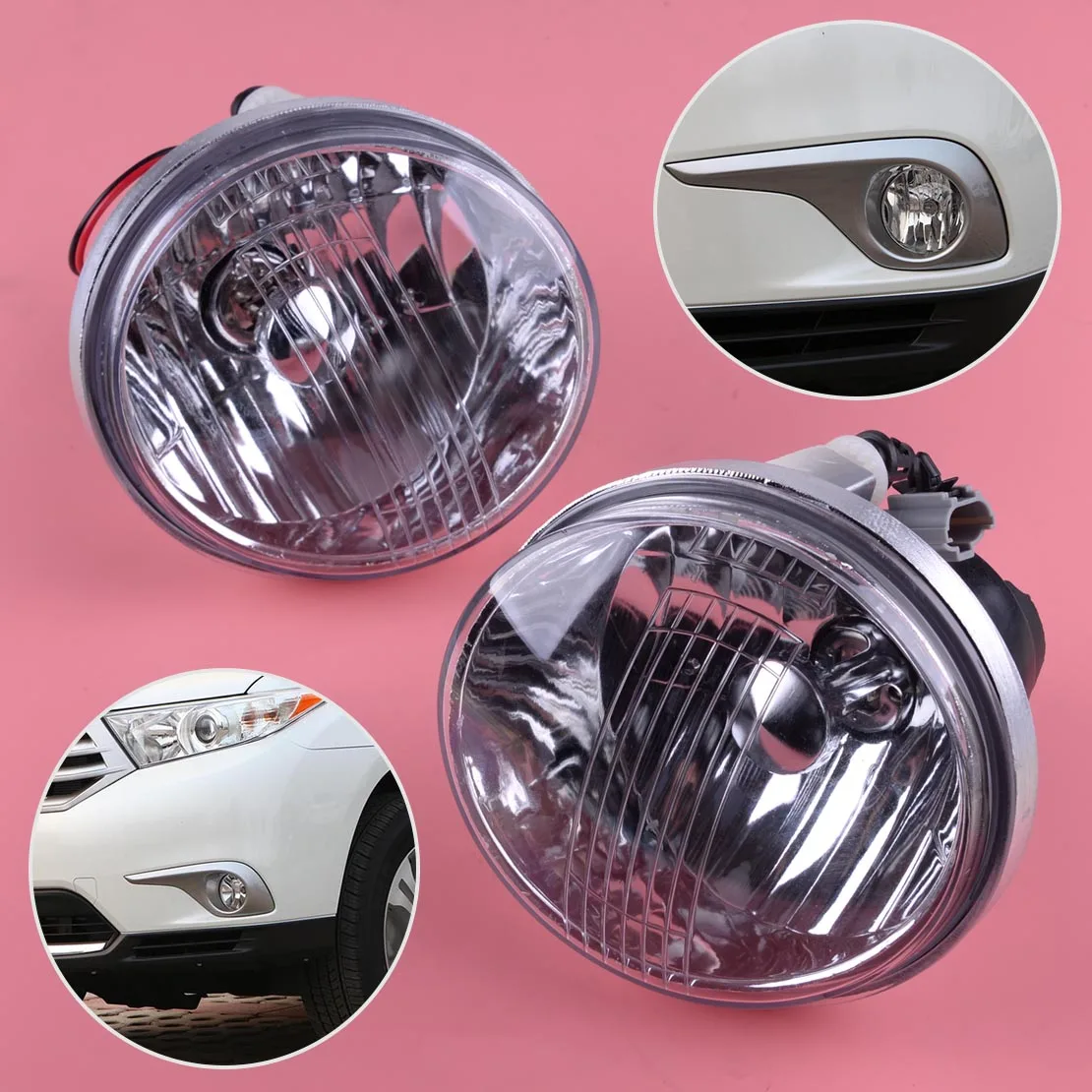 Beler 1 пара левый и правый передний автомобильный бампер противотумансветильник