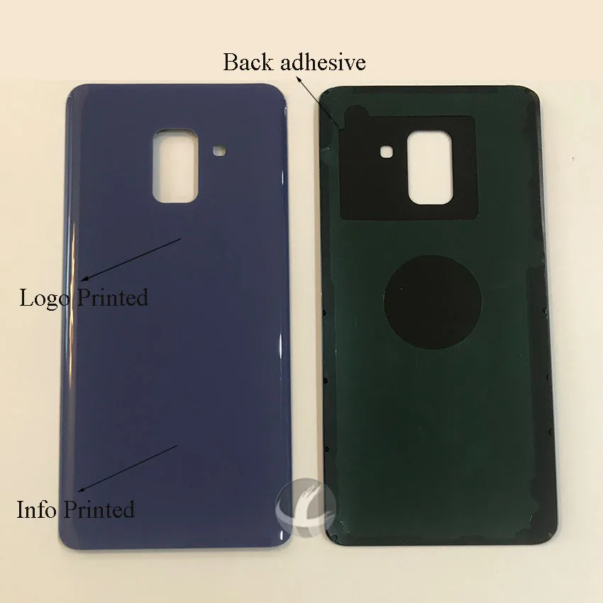 Все новые чехлы на заднюю панель для samsung Galaxy A8 A530 SM-A530F A530F A530DS, стеклянная задняя крышка с логотипом и клеем