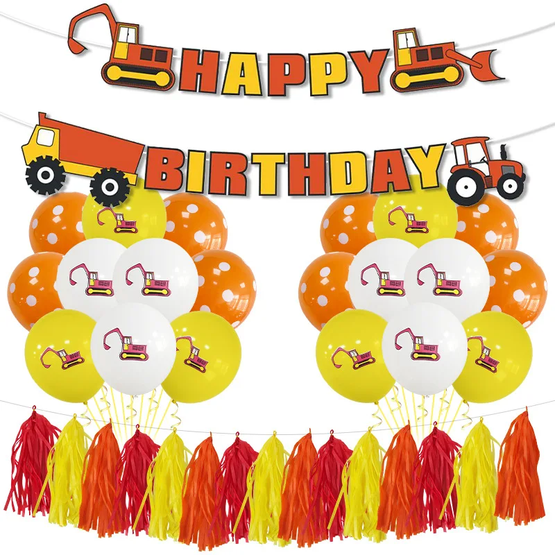 

Транспорт транспорт тема латексный воздушный шар набор детские игрушки для детского душа мальчик украшения из воздушных шаров на день рожд...